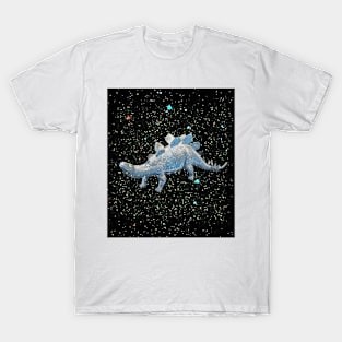 Stegosaurus in space T-Shirt